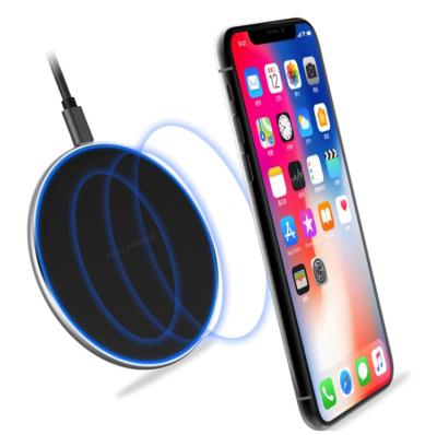 China Newest Radio Charger Aluminum Alloy Fast Charging Wireless Charger With Breathe Lightweight 10w/7.5W Fast Charging for sale