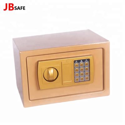 China [JB] Hotel Wholesale Hotel Safe Box, Foshan Gold Color Safe Smart Metal Security Safe Box [20E] for sale