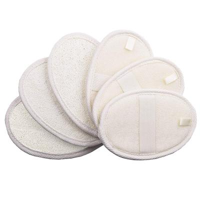 China Durable Exfoliating Loofah Sponge Pads (Pack of 3) - Materials Loofah Sponge Scrubber Body, Perfect for Bath Spa and Shower (1pc) for sale