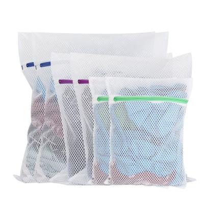 China Convenient Custom Eco-Friendly Cotton Wash Laundry Mesh Bag, Wholesale 210d Mesh Laundry Bag Set With Logo, Drawstring Mesh Wash Laundry Bag for sale