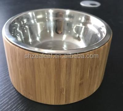 China Small Animals Bamboo Pet Bowl for sale