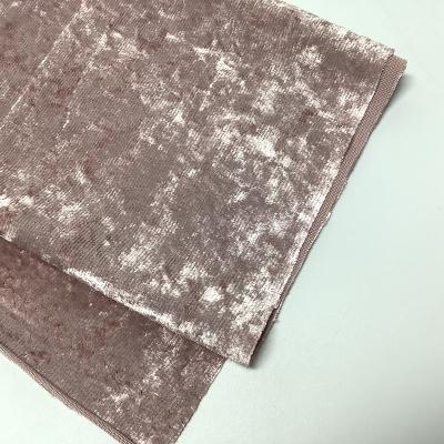 China Breathable Super Soft Ice Crushed Velvet Fabric For Cloth , Korean Single Line Velvet Fabric For Pillow for sale