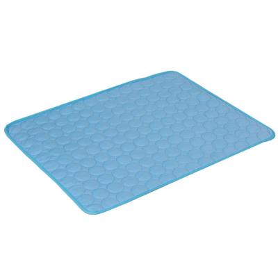 China Cold Sense Cat Pet Dog Cooling Mat Summer Reusable Cool Nature Bed Protector Ice Travel Pet for sale