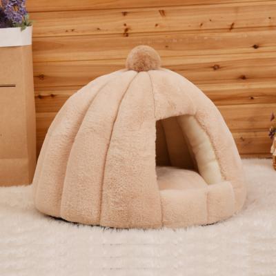 China New Viable Dog Beds Suppliers Customized Washable Luxury Cute Cat Cave Dog Bed House Pet Beds House for sale