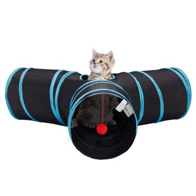 China Interesting Pet Tunnel Breathable Collapsible Tube Pet Indoor Toy For Cat Puppy for sale