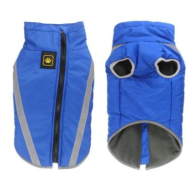 China Wholesale Viable Large Outdoor Winter Reflective Brand Warm Waterproof Dog Vest Windproof Jacket for sale