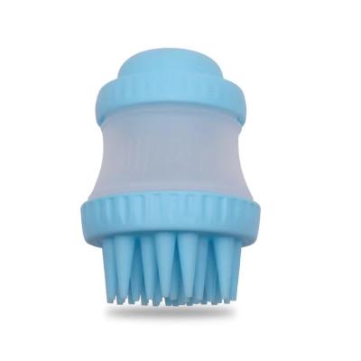 China Sustainable Manufacturer Wholesale Fast Foaming Cleaning Dog Grooming Silicone Shower Bath Massage Pet Brush for sale