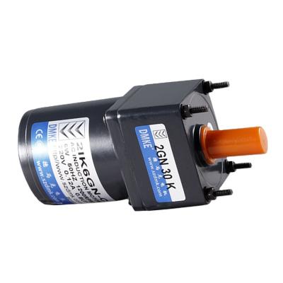 China 110 Volt Ac Gear Motor 6W Totally Enclosed AC Motor For Electric Vehicle for sale