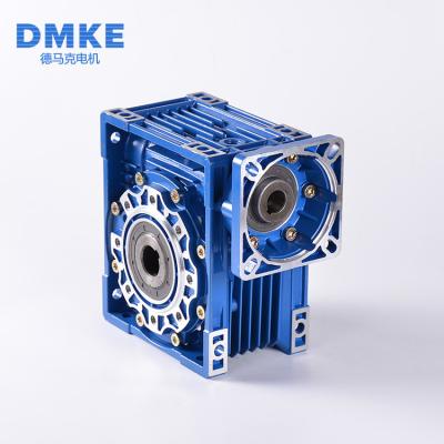 China NMRV075 Customized Powerful 24v 48v 500w Gearbox, Drive Worm Gear 50:1 12v Reducer NMRV075 for sale