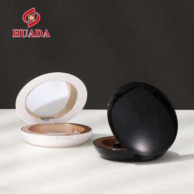 China New Cosmetic Wholesale Round Air Cushion Blush Box Powder Box High Grade Plastic Cosmetic Box Guangzhou Craft Compact Products for sale