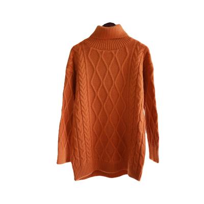 China Women Knit Turtleneck Designer Winter Ladies Anti-wrinkle High Neck High Neck Sweater for sale