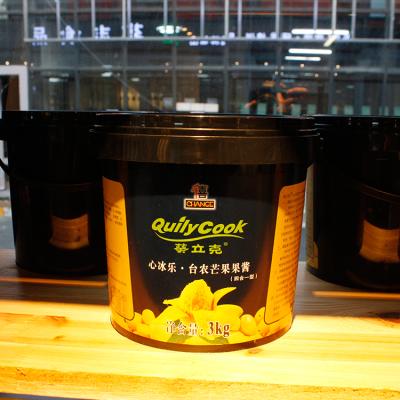 China Bubble Milk Tea Health Fruit Jam Mango Flavor Chinese Best Selling Puree for sale