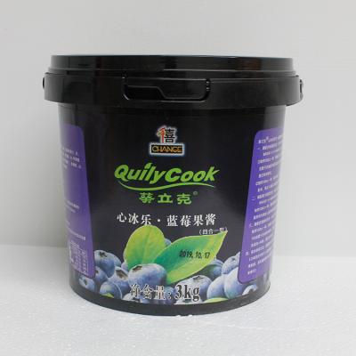 China Bubble milk tea factory direct sales without add any preservatives blueberry fruit jam for sale