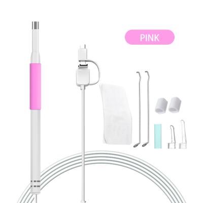 China Multifunctional Endoscope Mini Camera Ear Cleaner Medical In Ear Endoscope Spoon Harvester Wax Removal Mouth Nose Otoscope Support Android Cleaning PC for sale