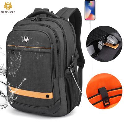 China With Latest USB Designer Mochilas Juveniles College Backpacks Quality Black School Backpack for sale