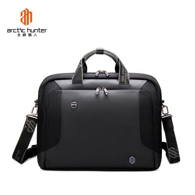 China 2021 Newest Fashinable Luxury Smart Arctic Hunter Men's Micro Office Leather Bag For Mens Designer Mens Briefcase Layers Laptop Bags for sale