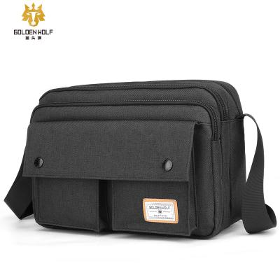 China 2020 New Arrival Golden Wolf Day Bag Tending Cross - Outdoor Chest Sling Sling Men's Body Bag Leisure Bag Anti Travel Travel Bag for sale