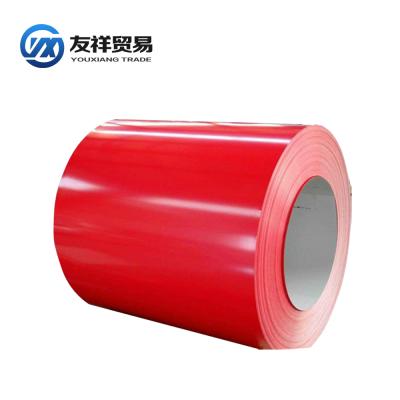 China Structure Tough Head Full Construction PPGi Prepainted Galvalume Steel Spools for sale