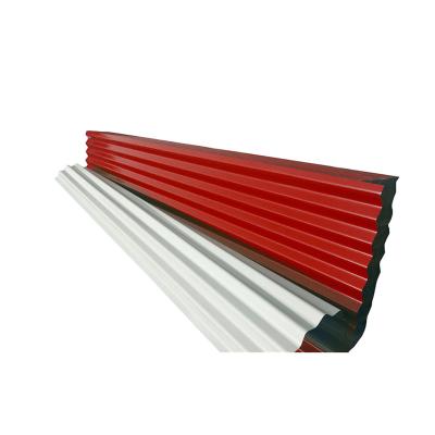 China Container Plate 0.2mm Roofing Red Sheet Colored Galvanized Corrugated Steel Sheet PPGI for sale