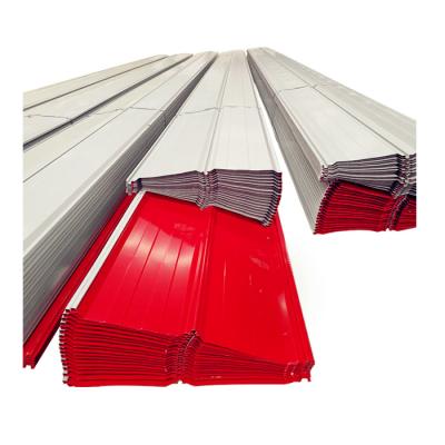 China Container Plate PPGI Prepainted Long Span Steel Color Coated Corrugated Roof Sheet for sale