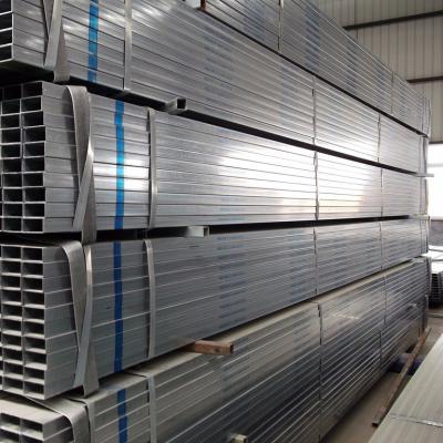 China Structure Pipe GI Steel Pipe Rectangular Steel Pipe for sale