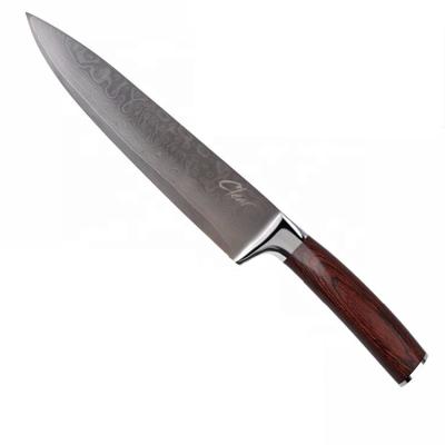 China Amazon Viable 8/10/12 Inch Damascus Chef Knife Kitchen Knife for sale