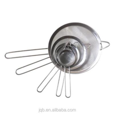 China 5PCS Stainless Steel Viable Good Mesh Kitchen Food Strainer for sale