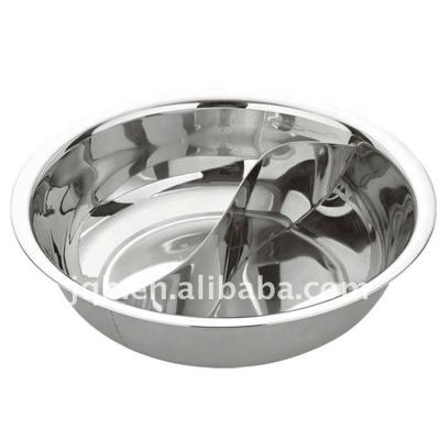 China Winolaz Sustainable Stainless Steel Hot Pot with Hotel-using or Home-using Divider for sale