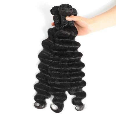 China Curly Curly Good Luck Raw Hair 100% Virgin Hair Black Color Hair Bundles Double Drawn Wholesale Raw Cuticle Aligned 15A Grade Raw Hair Bundle for sale