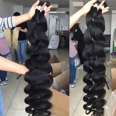 China Curly Good Luck Curls Remy Natural Color #1b Curly Wholesale Unprocessed Magical Raw Raw Cuticle Aligned 15A Grade Raw Hair Bundle for sale