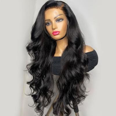 China Full Lace Human Hair Good Luck Body Wave Wigs Virgin Hair Full Lace Front Wig For Black Women Transparent Raw Lace Closure for sale