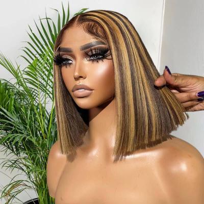 China Wholesale Body Wave Bob Hd Lace Wig 100% Virgin Hair, Best Indian Frontal Wig Hd Lace Up Original Hair, Women Lace Up Wig Natural Hair for sale