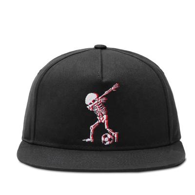 China COMMON Custom High Quality Black 5 Panel Embroidered Snapbacks for sale