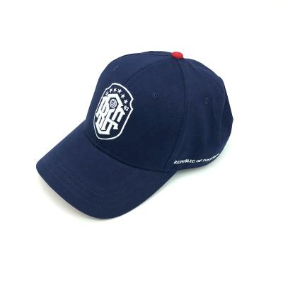 China JOINT Custom Embroidery 3d Cotton Black / Navy Baseball Cap for sale