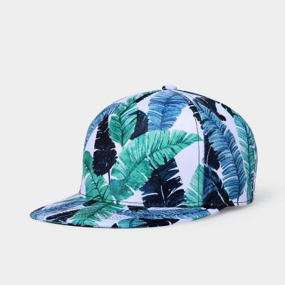 China COMMON printing 5 panel hats flat brim snapback hats for men, original snapback hats wholesale for sale