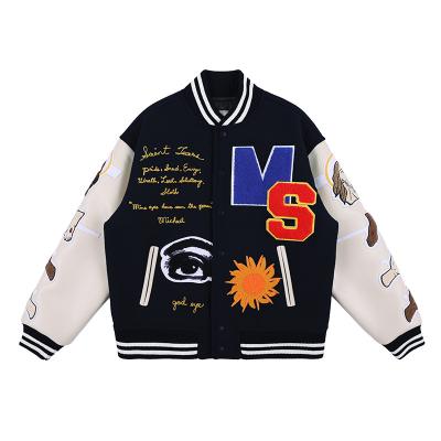 China Sustainable Custom Mens Softball Jacket for sale