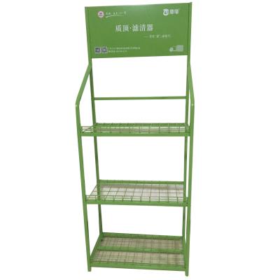 China Durable/Customizable Customizable Sign Holders Metal Filter Display Rack Metal Display Rack for sale