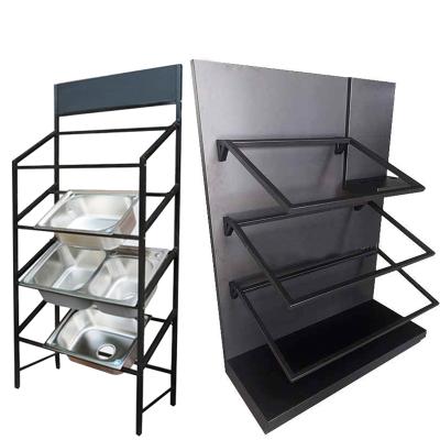 China Custom Sink Display Rack For Bathroom Sink Customized Size for sale