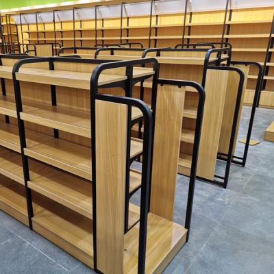 China Battery & small machinery metal and wooden display rack display stand for wine in cellar and supermarket for sale