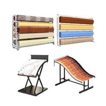 China Low Price Carpet Rack Metal Iron Carpet Display Rack Carpet Blanket Display Rack Customized Size for sale