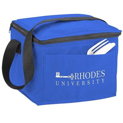 China Cheap Custom Footprint Tote Bag Thermal Lunch Cooler Portable Non Woven Insulated Bag Recyclable Large for sale