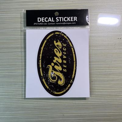 China Decorative Sticker Company UV Label Vinyl Package Sticker Strong Adhesive Waterproof Logo Transfer Printing Service for sale