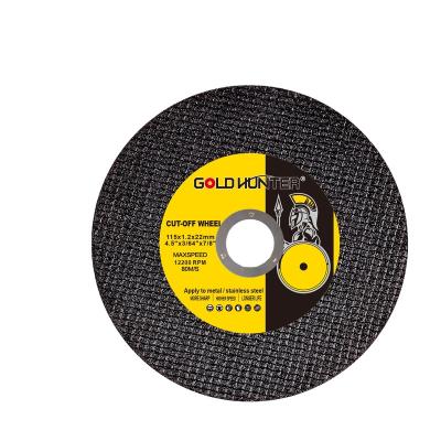 China GOLD HUNTER BRAND Resin Bond Aluminum High Quality Matel 4.5 Ultra Thin Cutting Disc For Angle Grinder Abrasive Tool Metal discos de cort for sale