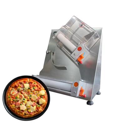 China Snack food factory Pizza dough forming machine commercial electric pizza dough roller machine automatic pizza sheeter form  making press machine for sale