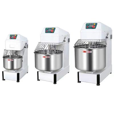 China Snack food factory Two Speed Stainless Steel 20L Spiral Dough Mixer with Safety Protection for sale