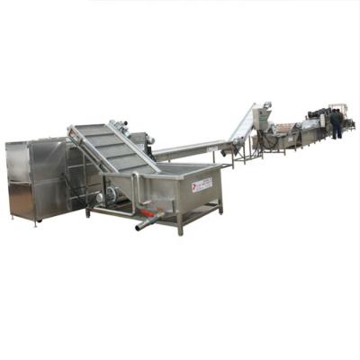 China High Effeciency Frozen Potato Chips Making Machines/ Frozen Potato Sticks Processing Line/ Frozen French Fries Production Equipment for sale