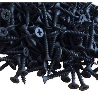 China China Factory Flat Phosphate Black Gypsum Board Tornillos Drywall Screw 4MM for sale