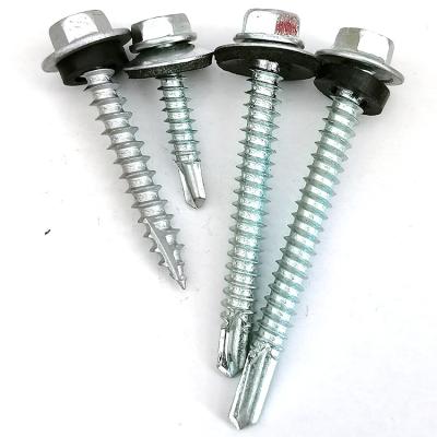 China Wholesale HEX Stainless Steel Hex Head Self Self Drilling Metal Screws For Roof for sale