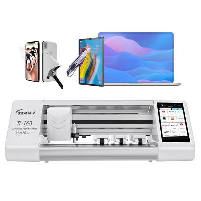 China Back Film Function TuoLi TL168plus Maquina Hidrogel DIY Cellphone Protector Making Machine Hydrogel TPU Film Cutter Plotter for sale