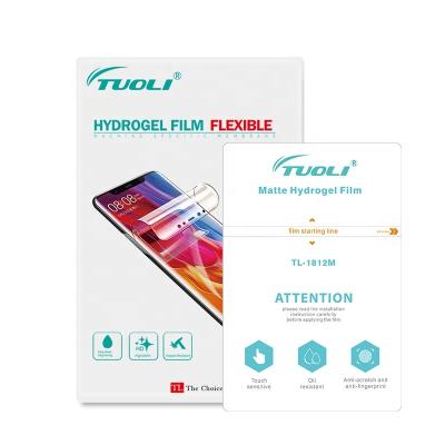 China All phone repair shops 4A TuoLi 18cm*12cm hydrogel screen protector hydrogel screen protector film tpu hydrogel film for TL168 mobile protector cutters for sale